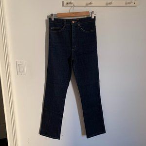 Judi Rosen High Waisted Dark Navy Jeans